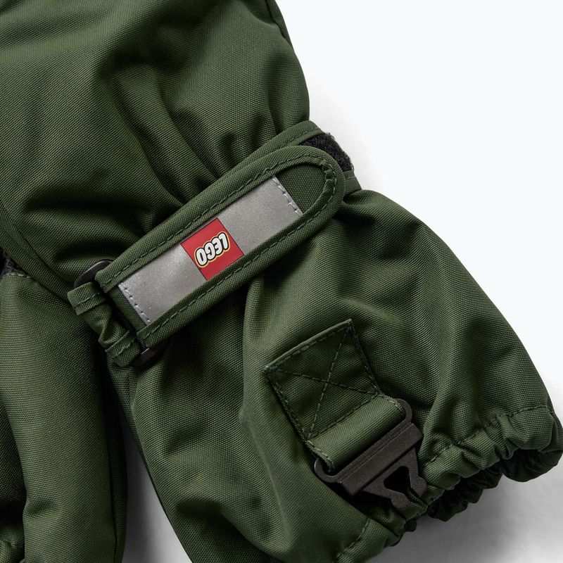 Mănuși de schi pentru copii LEGO Lwatlin 700 dark green 4