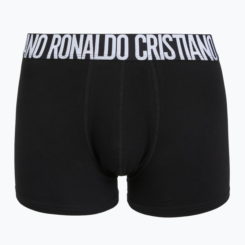 Boxeri pentru bărbați CR7 Fashion Trunk 2 pack black 2