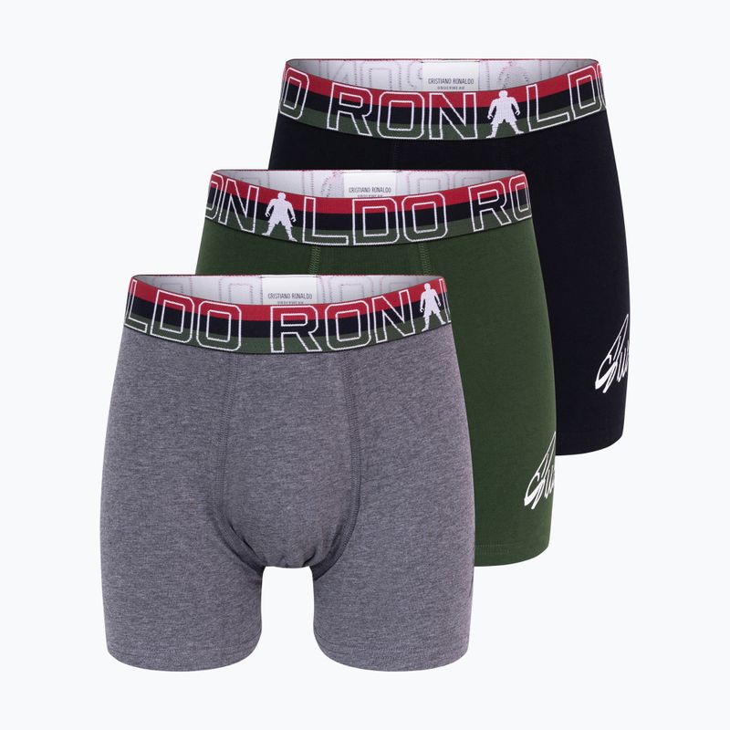 Boxeri pentru copii CR7 Trunk 3 multicolour pairs