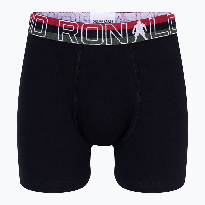 Boxeri pentru copii CR7 Trunk 3 pairs black 2