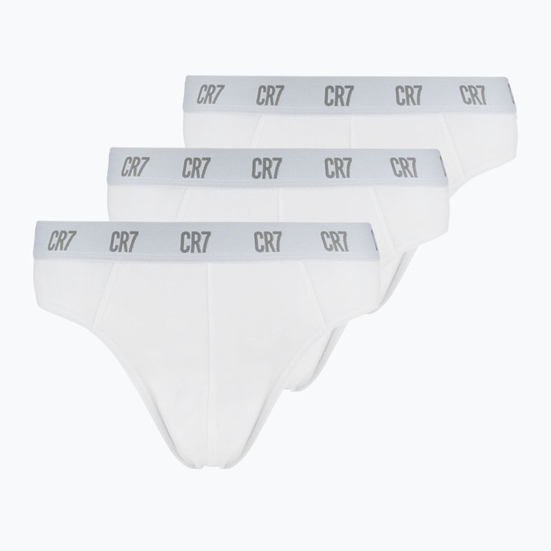 Boxeri pentru bărbați CR7 Basic Brief 3 perechi white