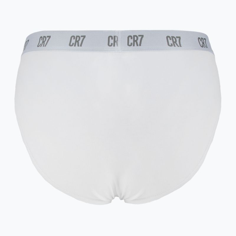 Boxeri pentru bărbați CR7 Basic Brief 3 perechi white 3