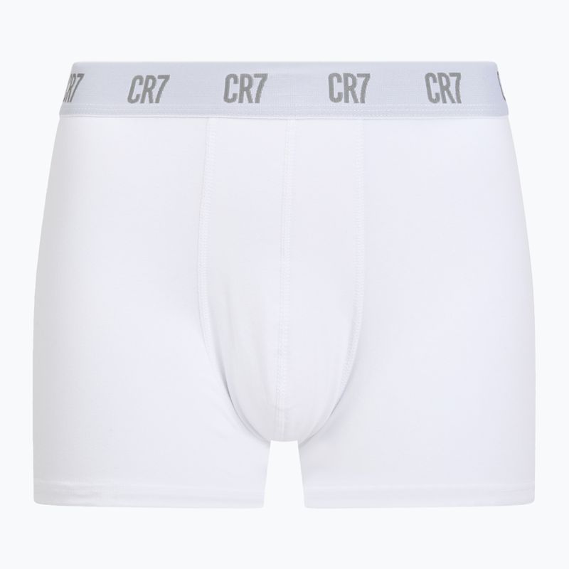 Boxeri pentru bărbați CR7 Basic Trunk 3 perechi white 2