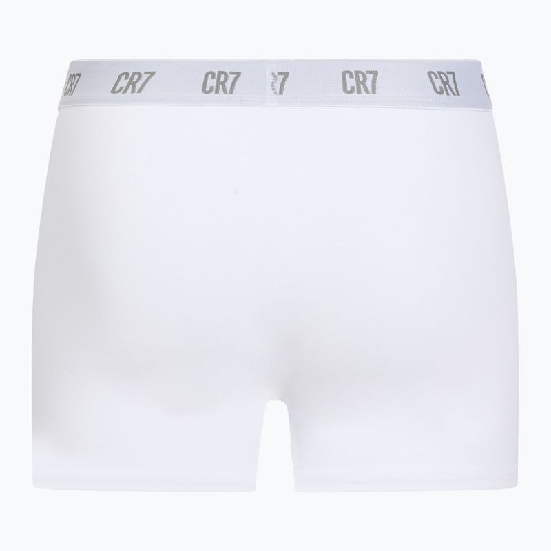 Boxeri pentru bărbați CR7 Basic Trunk 3 perechi white 3