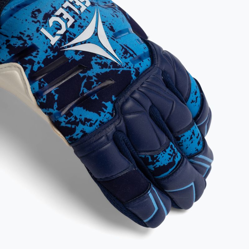 Mănuși de portar SELECT 77 Super GRIP V22 albastru și alb 500062