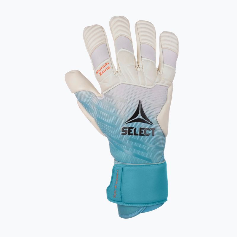 Mănuși de portar SELECT 88 Pro Grip Aqua v23 turcoaz/alb 2