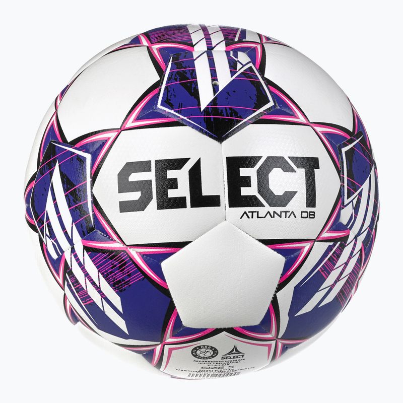 SELECT Atlanta DB v23 alb/purpuriu dimensiunea 5 de fotbal pentru copii