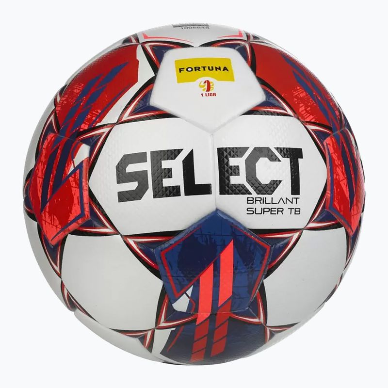 SELECT Brillant Super TB Fortuna 1 Liga 1 de fotbal v23 alb/roșu dimensiunea 5