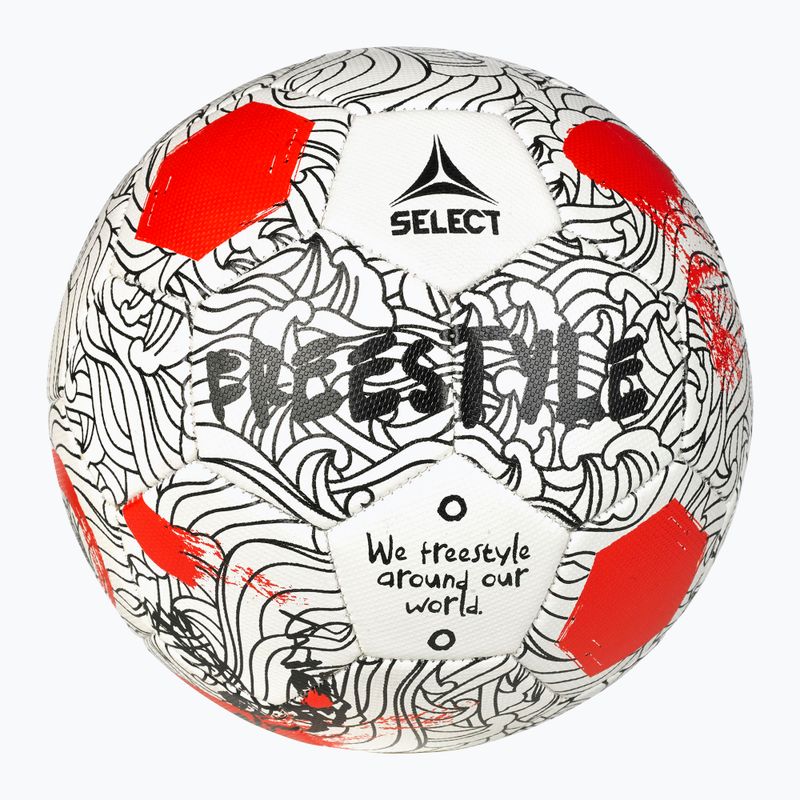 SELECT Freestyle v24 alb/roșu fotbal dimensiunea 4.5