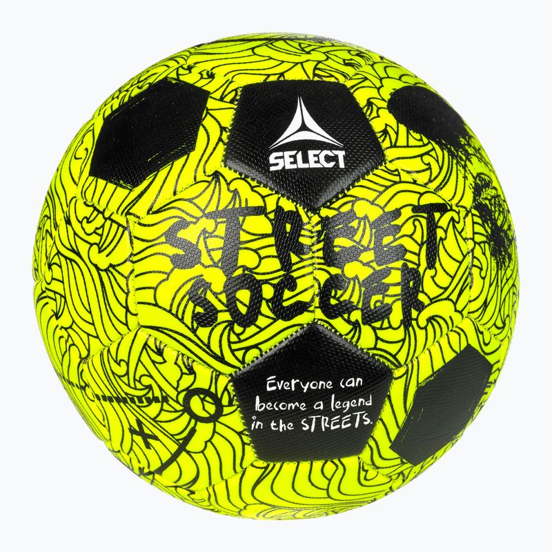 SELECT Street Fotbal minge de fotbal v24 galben/negru dimensiune 4.5