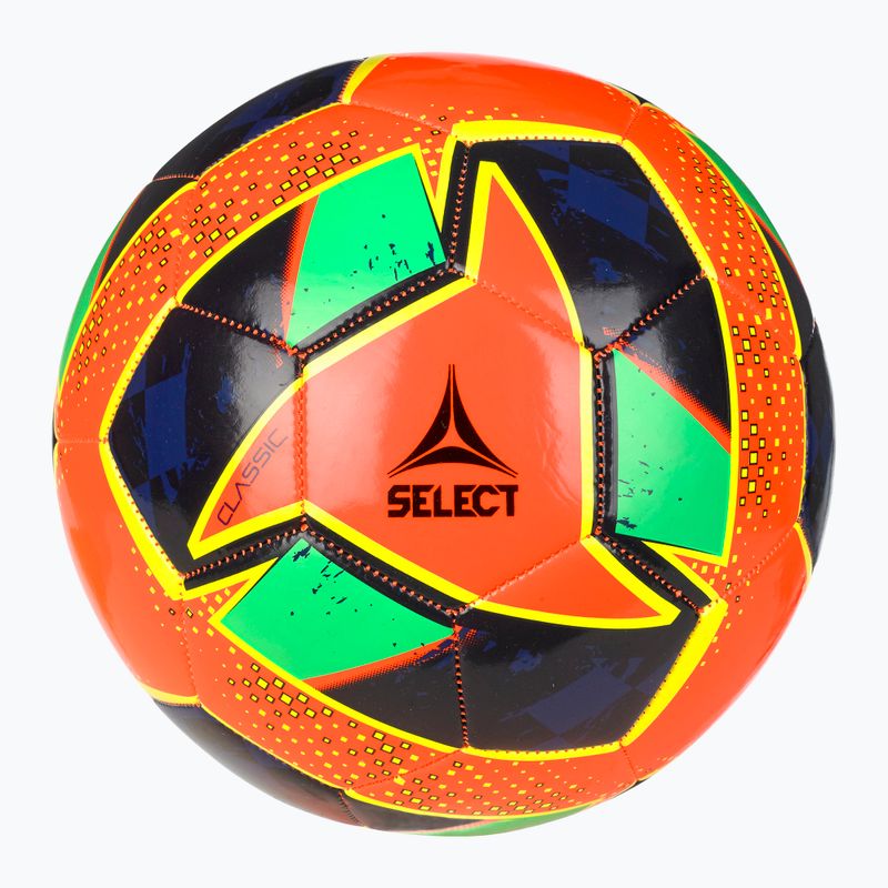 SELECT Classic v24 portocaliu / verde fotbal dimensiunea 4