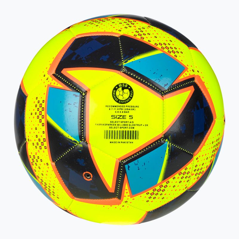 SELECT Classic v24 galben/albastru dimensiunea 4 fotbal 2