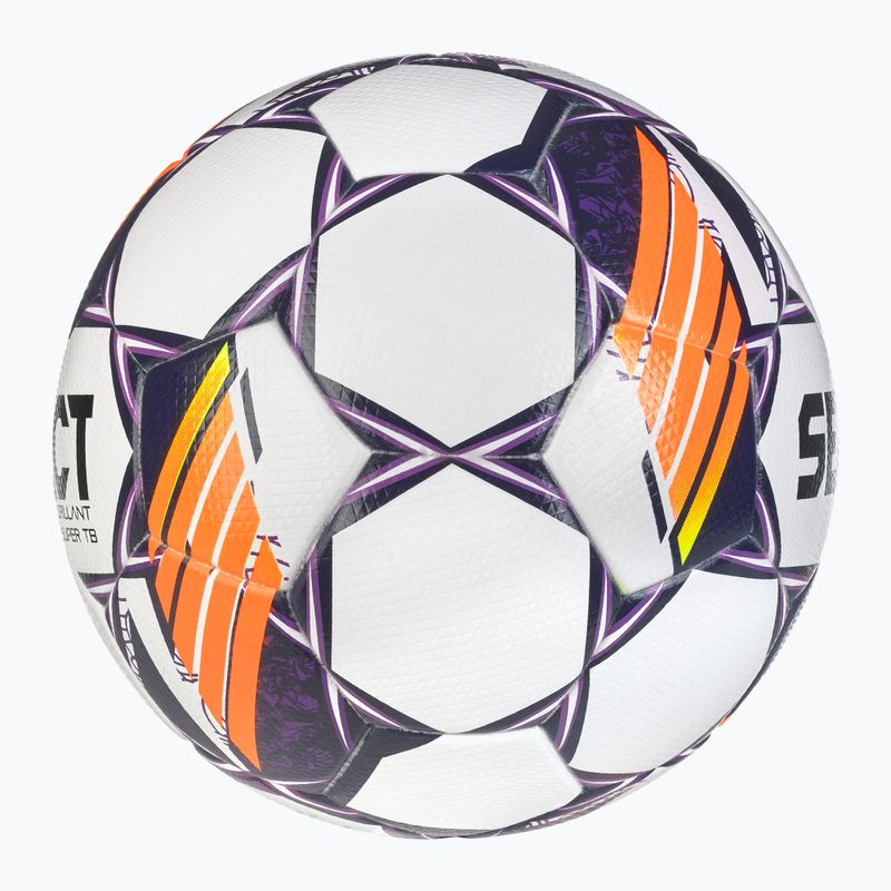 SELECT Brillant Super TB v24 alb/purpuriu dimensiunea 5 fotbal 3