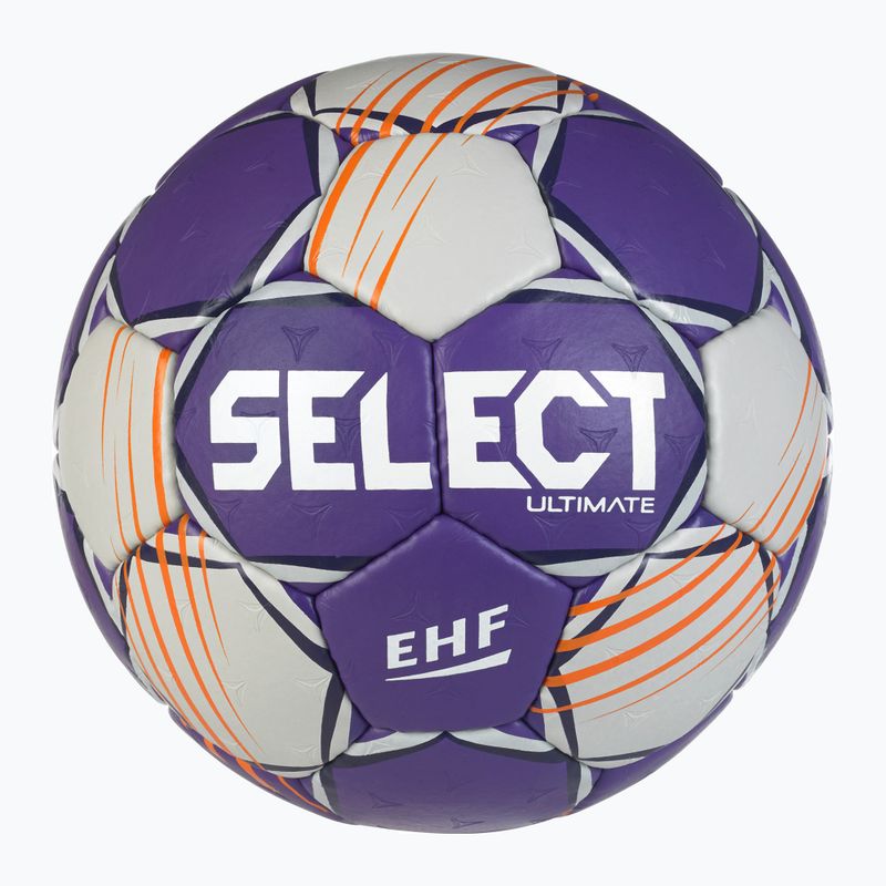 Minge de handbal  SELECT Ultimate v24 Official EHF grey/purple mărimea 2