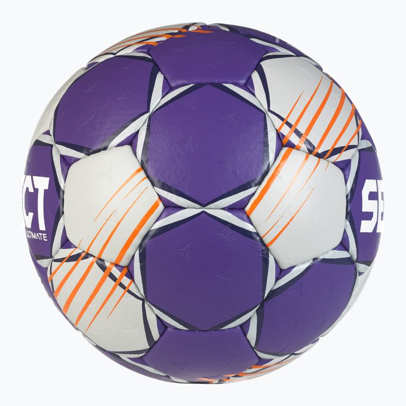 Minge de handbal  SELECT Ultimate v24 Official EHF grey/purple mărimea 2 3