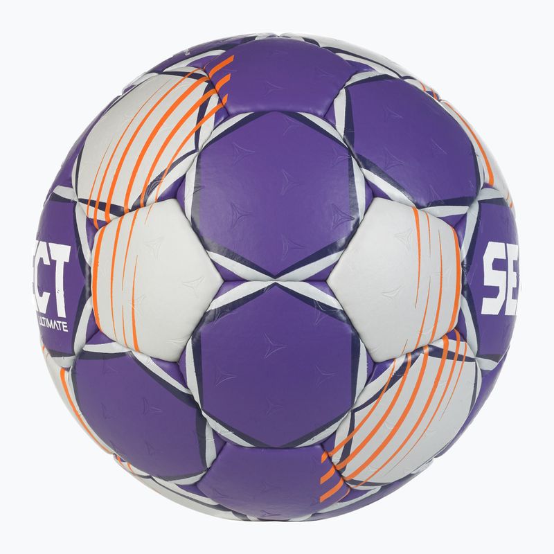 Minge de handbal  SELECT Ultimate v24 Official EHF grey/purple mărimea 2 4