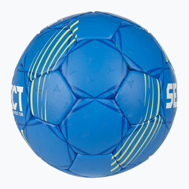 Minge de handbal pentru copii SELECT Mundo DB EHF v24 blue mărime 2 3