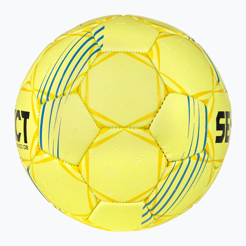 Minge de handbal pentru copii SELECT Mundo DB EHF v24 yellow mărime 1 3