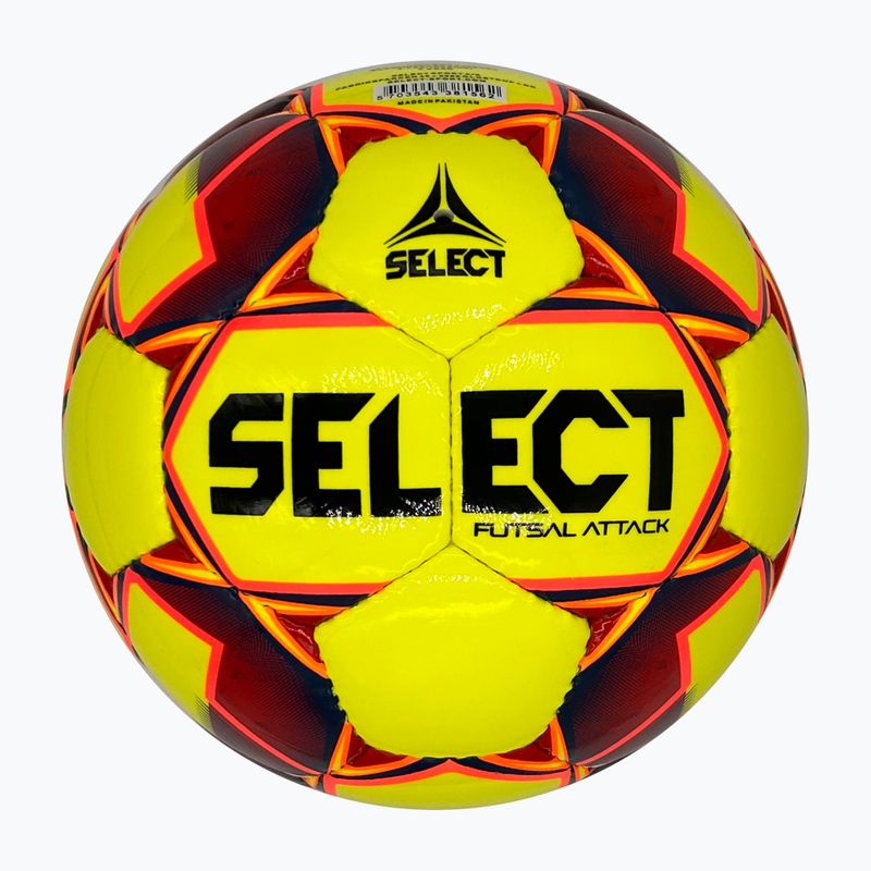 Minge de fotbal SELECT Futsal Attack v24 yellow mărimea 4 2