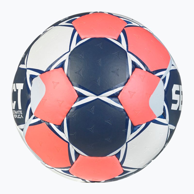Minge de handbal SELECT Ultimate Euro Men v26 Replica white/red/black mărimea 0 3