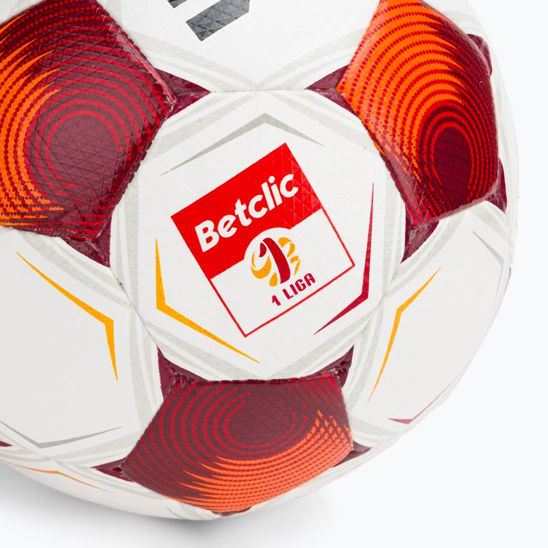 Minge de fotbal SELECT Brillant Training Betclic v25 white/red mărimea 5 3