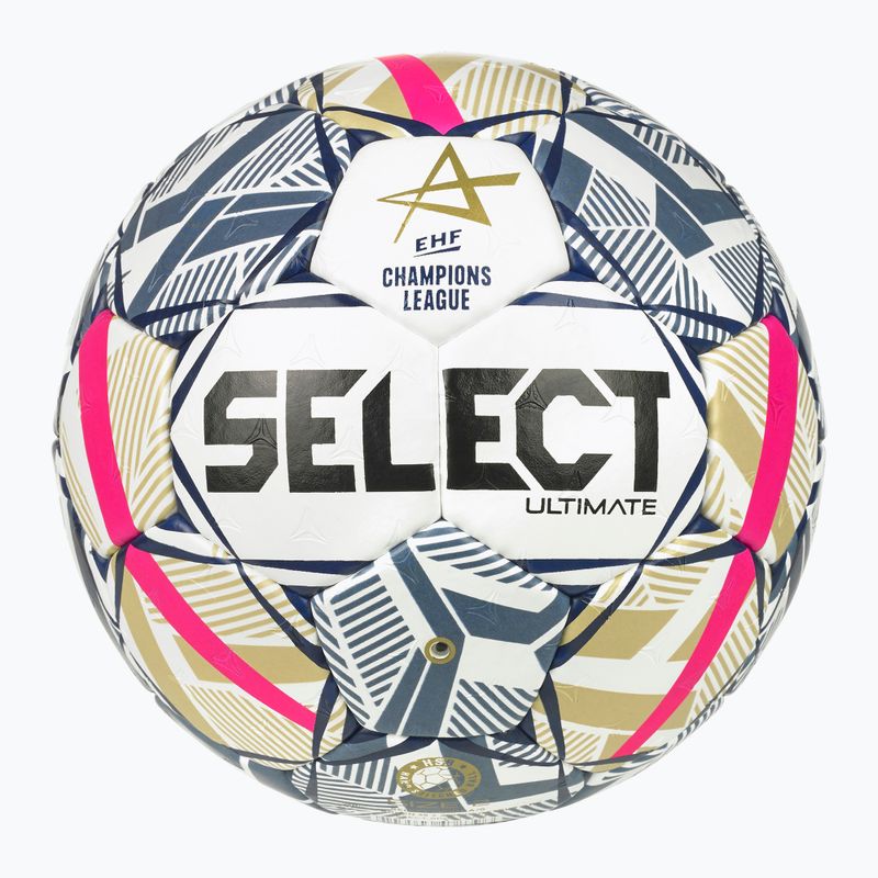 Minge de handbal SELECT Ultimate EHF Champios League LM V26 Replica rozmiar 2 white/red 2