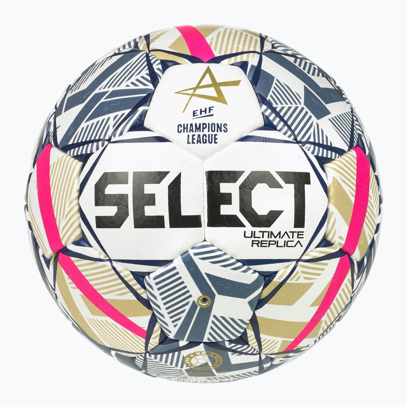 Minge de handbal SELECT Ultimate EHF Champios League LM V26 Replica rozmiar 3 white/red 2