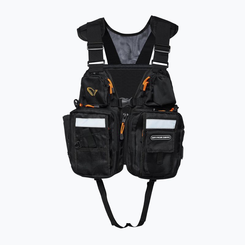 Vestă de pescuit Savage Gear Hitch Hiker Fishing black