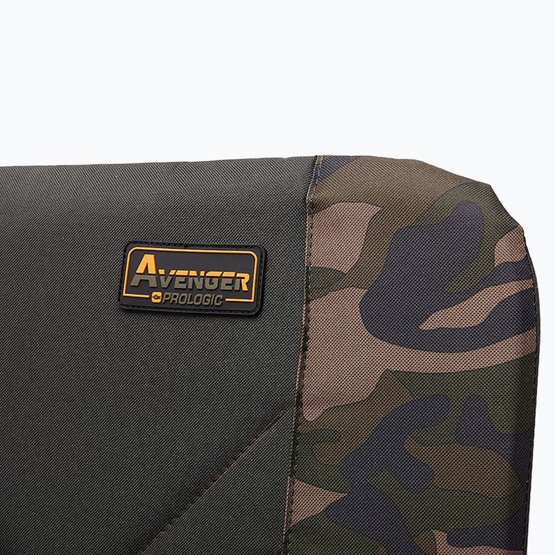 Scaun Prologic Avenger Relax Camo Scaun Camo cu suporturi pentru brațe și huse gri-verde PLB027 2