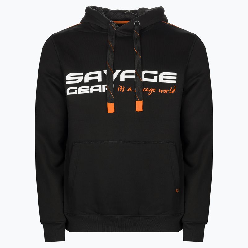 Hanorac de pescuit Savage Gear Cosmo Hoodie, negru, 73699