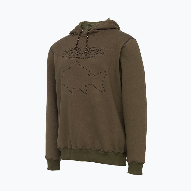 Hanorac cu glugă Prologic Mega Fish verde PLG066