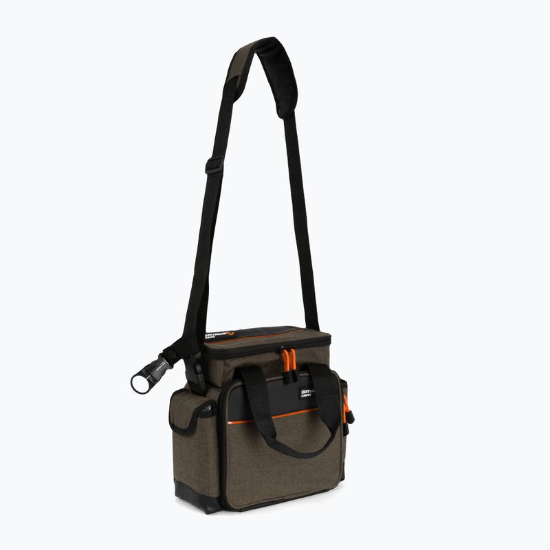 Geantă de pescuit SavageGear Specialist Lure Bag 6 Boxes maro 74234 2