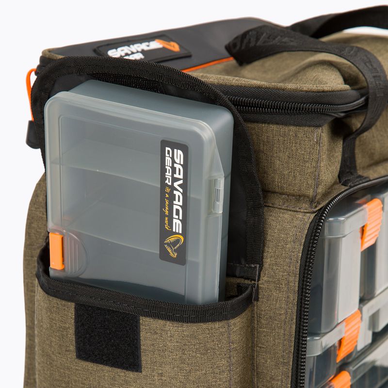 Geantă de pescuit Savage Gear Specialist Lure Bag 6 Boxes maro 74236 11