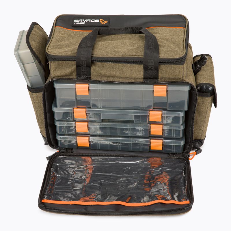 Geantă de pescuit Savage Gear Specialist Lure Bag 6 Boxes maro 74236 12