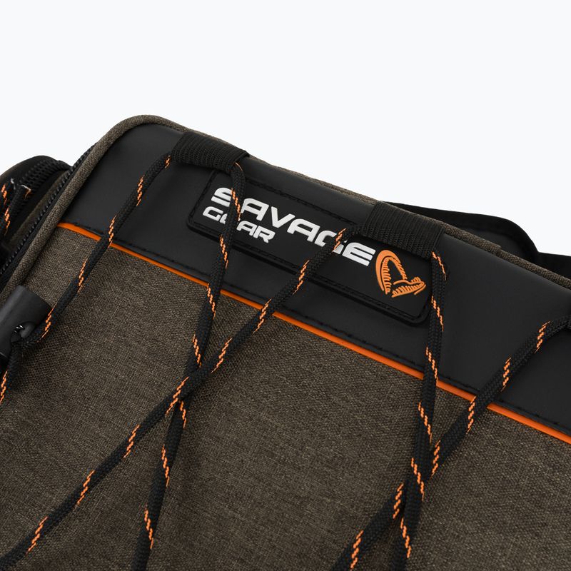 Geantă de pescuit SavageGear Specialist Soft Lure Bag 1 Box 10 Bags maro 74240 3