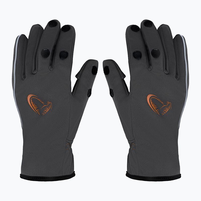 Mănuși de pescuit Savage Gear Softshell Glove, gri, 76460 2