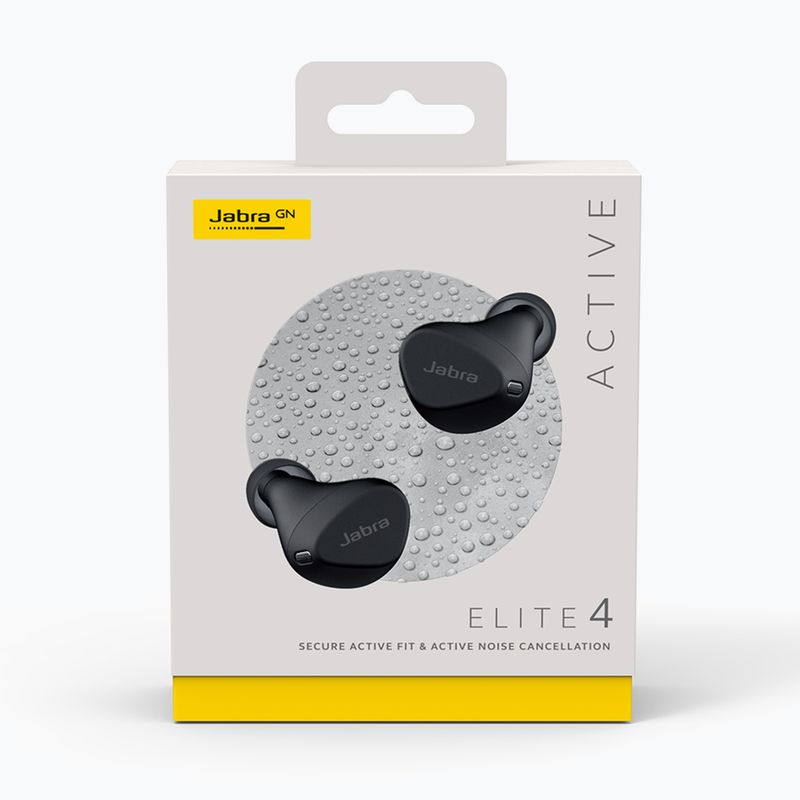 Căști fără fir Jabra Elite 4 Active negru 100-99180000-60 5