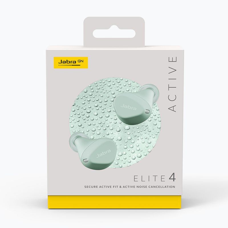 Căști fără fir Jabra Elite 4 Active verde 100-99180002-60 5