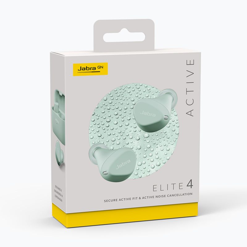 Căști fără fir Jabra Elite 4 Active verde 100-99180002-60 6