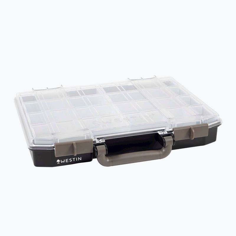Cutie de pescuit Westin W6 Lure Vault Incl. 10 inserts black/clear