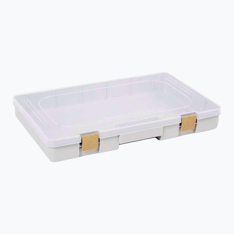 Cutie de pescuit Westin W3 Game Tackle Box 36 x 22,5 x 5 cm grey/clear
