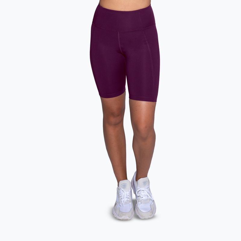 Pantaloni scurți de antrenament pentru femei Girlfriend Collective Compressive plum