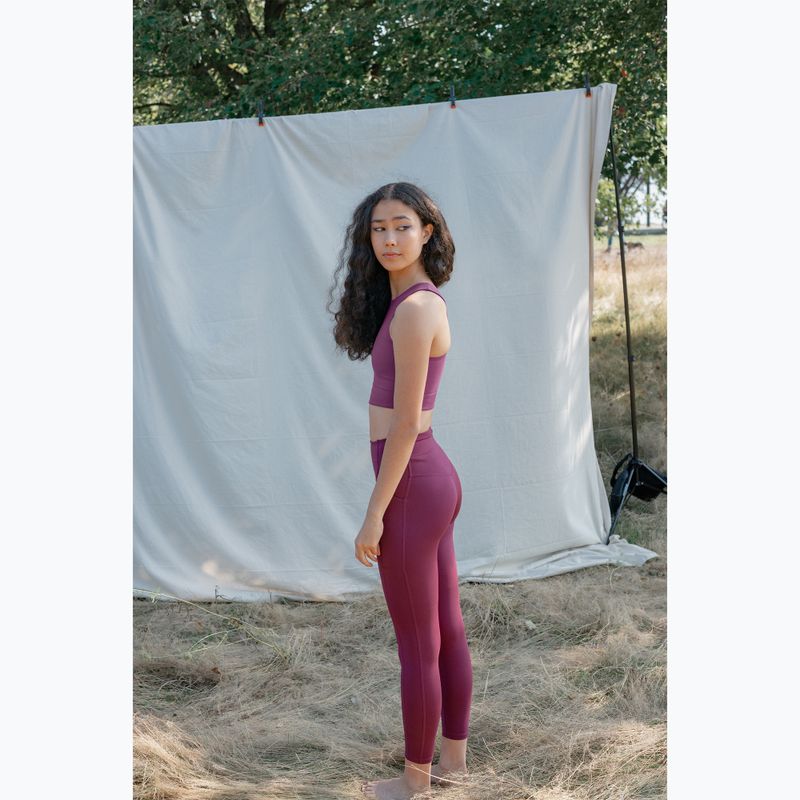 Colanți de antrenament pentru femei Girlfriend Collective Pocket plum 6