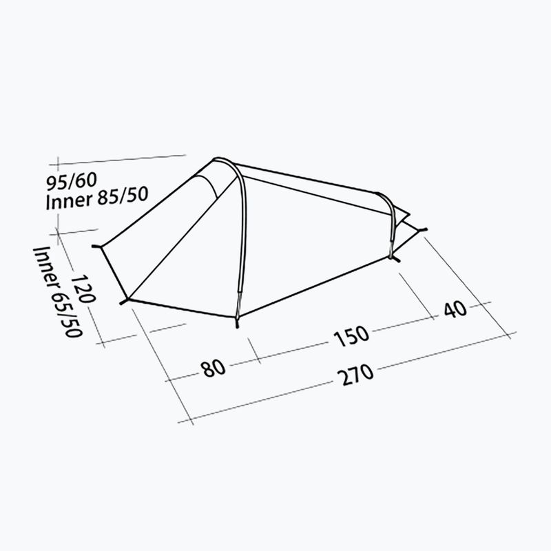 Robens Arrow Head cort pentru 1 persoană albastru 130342 3