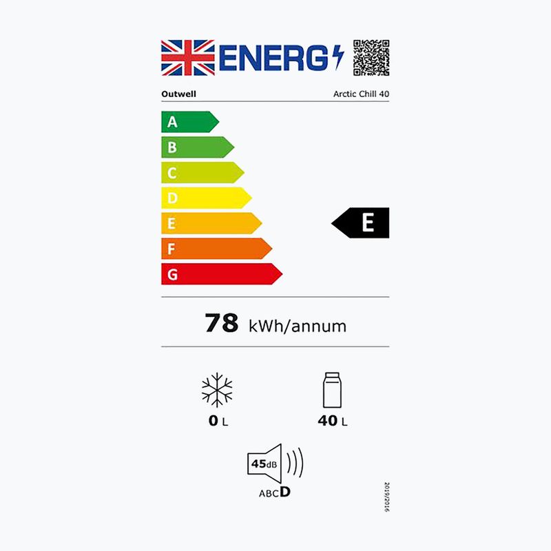 Outwell Arctic Chill 37 l frigider pentru drumeții albastru închis 590204 2