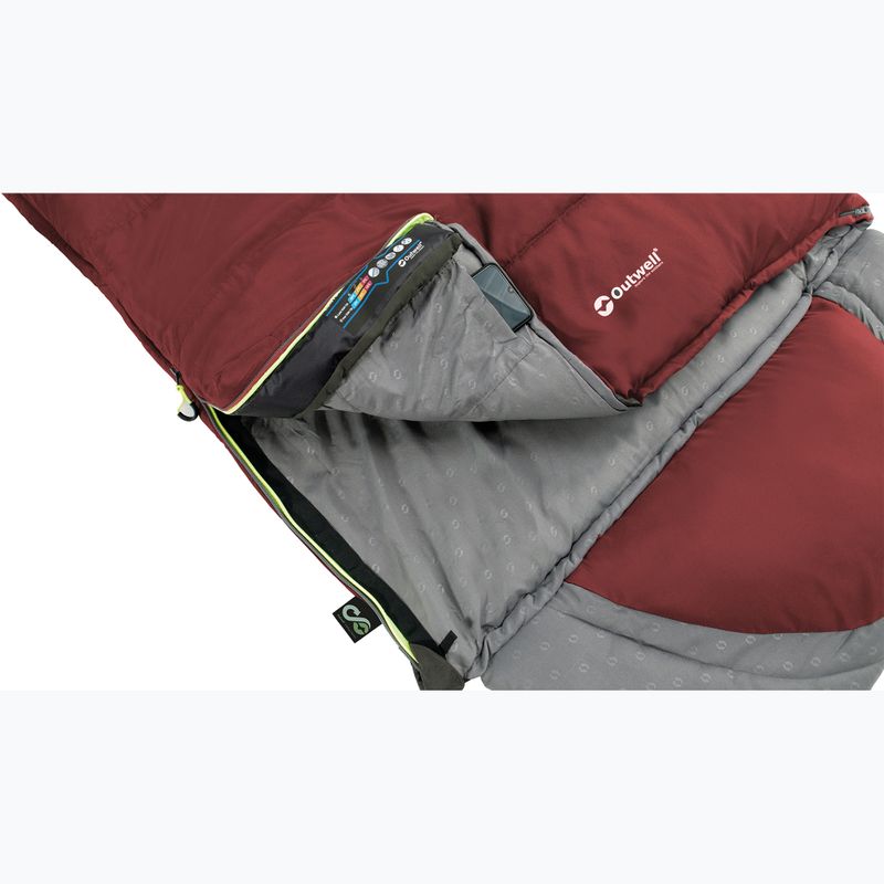 Outwell Contour Lux sac de dormit roșu 3