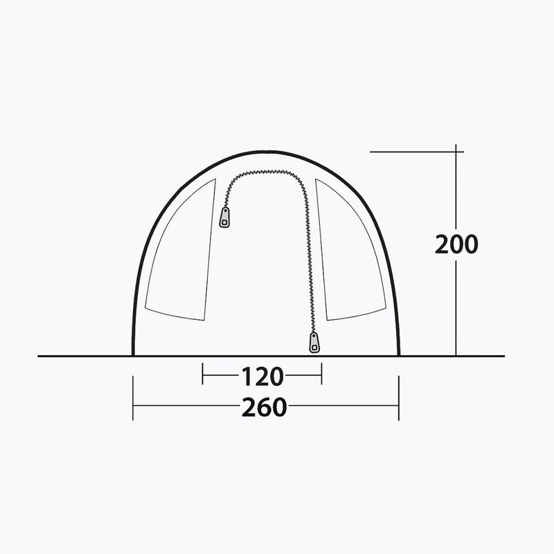 Cort de camping 4-persoane Outwell Sky 4 blue 8