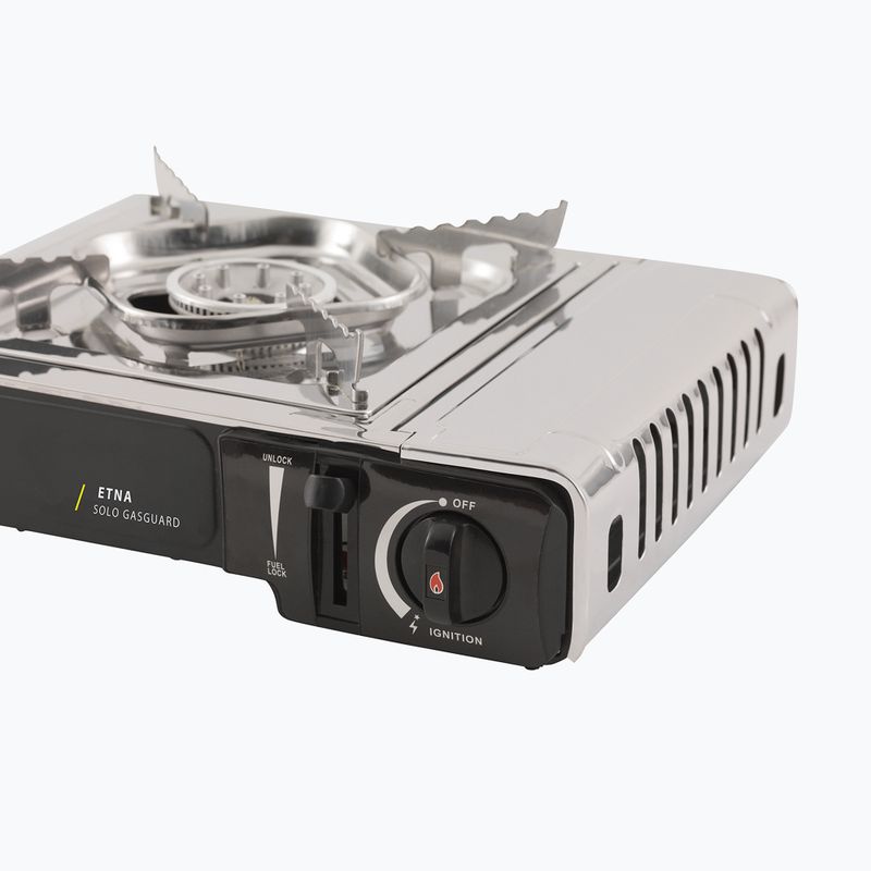 Aragaz de camping Outwell Etna Solo Gasguard silver 2