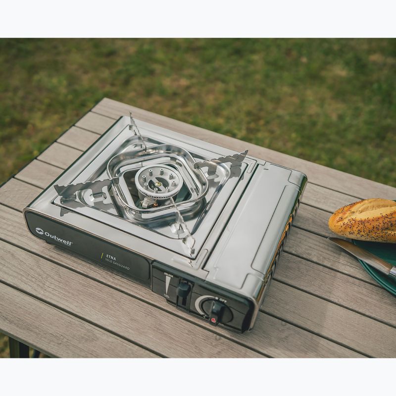 Aragaz de camping Outwell Etna Solo Gasguard silver 6
