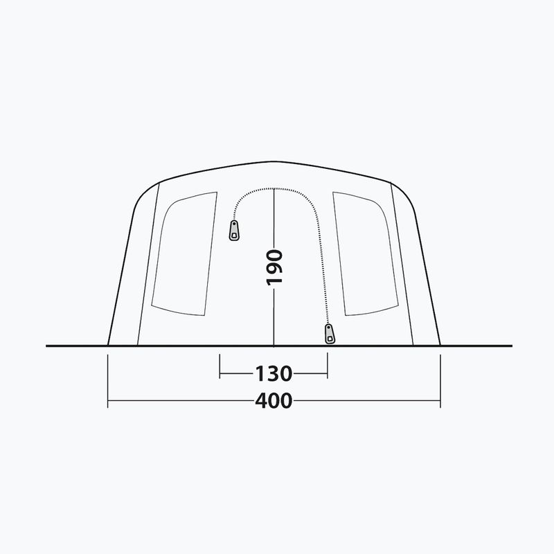 Cort de camping 6-persoane Outwell Sacramento 6 Air blue 8
